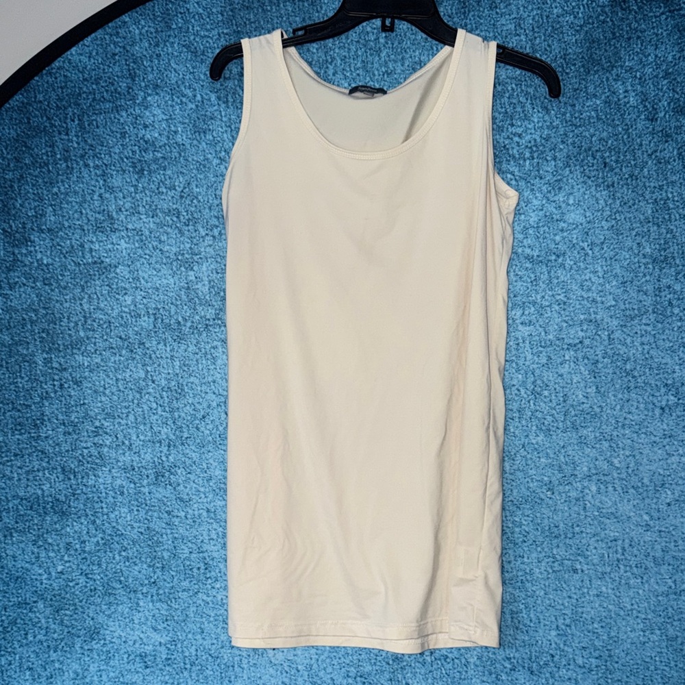 Neiman Marcus Cream Tank Top